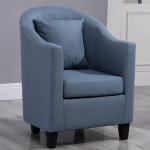 Wooden Frame Upholstered Sofa Chair For Hotel And Bedroom 68*65*90cm