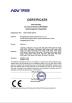 Zhangjiagang Hongsheng Technology Co., Ltd. Certifications