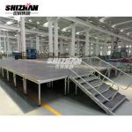 1.22x2.44m Black Aluminum Stage Platforms Outdoor