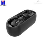 Black Color 50mAH True Wireless Stereo Headphones With Heavy Bass