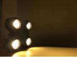 Wedding Theater Background Audience Blinder Lights 4x100w Cob Led 4 Eye