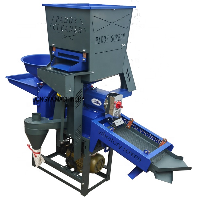 DONGYA AGRO Vibratory Screen 5 in 1 Rice Mill Latest Design with Winnowing