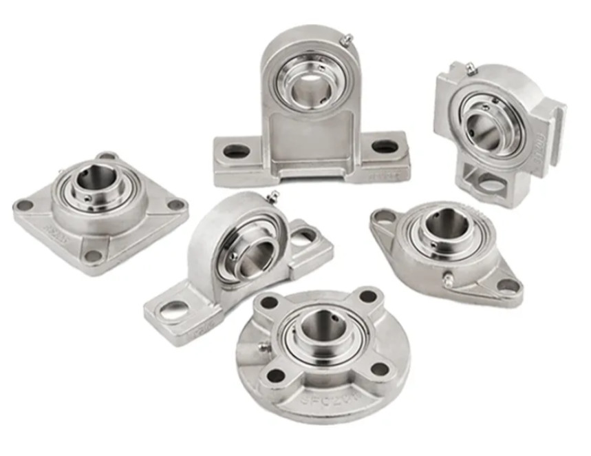 P5 Zinc Alloy 8mm Sealed Pillow Blocks Round Flange Bearing ROHS Certificate