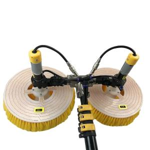 Wholesale Photovoltaic Dual Head Electric Solar Panel Brush Cleaner Equipment 3.5M/5.5M/7.5M from china suppliers