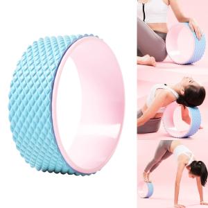 Wholesale Back Training Yoga Roller Wheel Stretching Massage Fitness Equipment for Waist Shaping from china suppliers