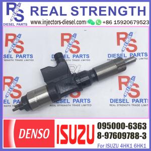 Wholesale 095000-6363 DENSO Diesel Injector Common Rail 8-97609788-6 For ISUZU 4HK1 6HK1 from china suppliers