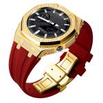 Luxury Ga2100 5Th Generation Full Diamond Watch Case Rubber Strap Resin Watch
