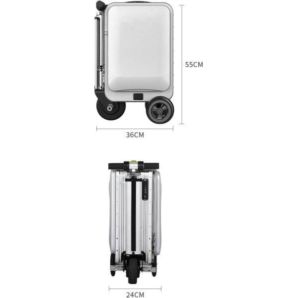 Smart Electric Spinner Trolley Travel Suitcase with TSA Lock 400mm x 200mm x 100mm