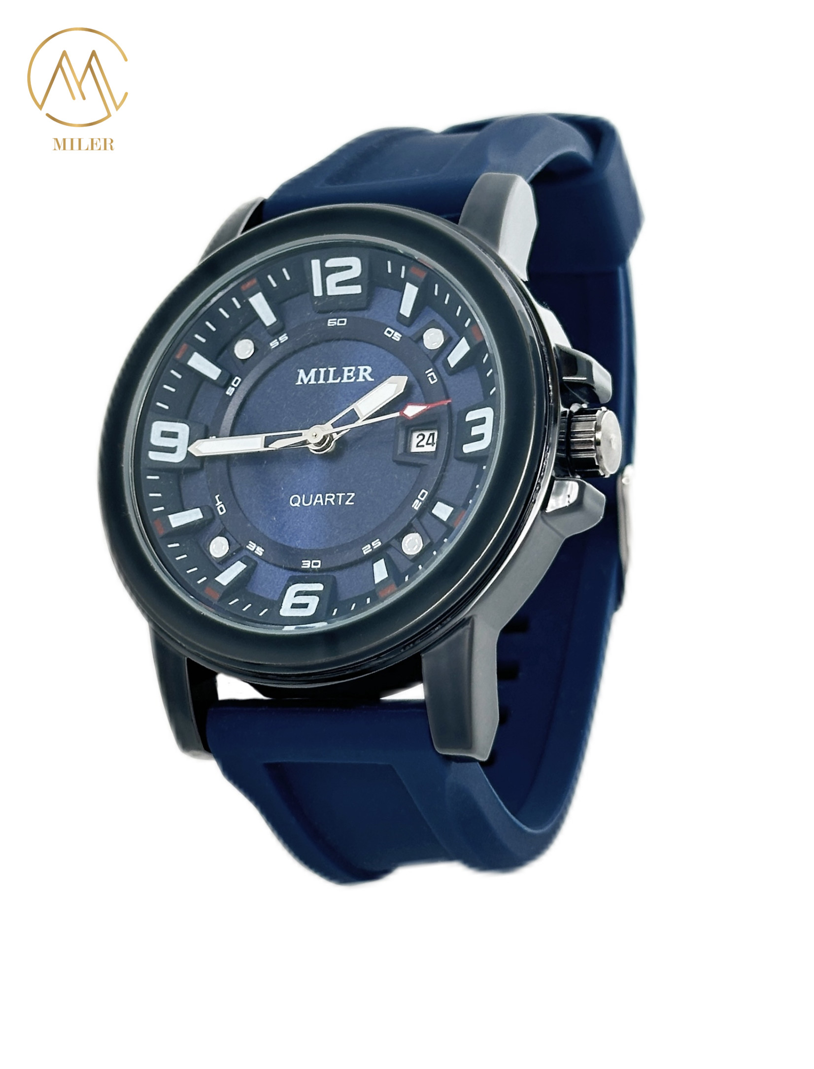 Fashion Casual Silicone Strap Waterproof Luminous Date Display Quartz Watches