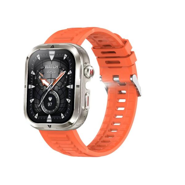 Quality MK86 Sport Smart Watch Flashlight IP68 Waterproof BT Call Blood Oxygen Large Battery for sale