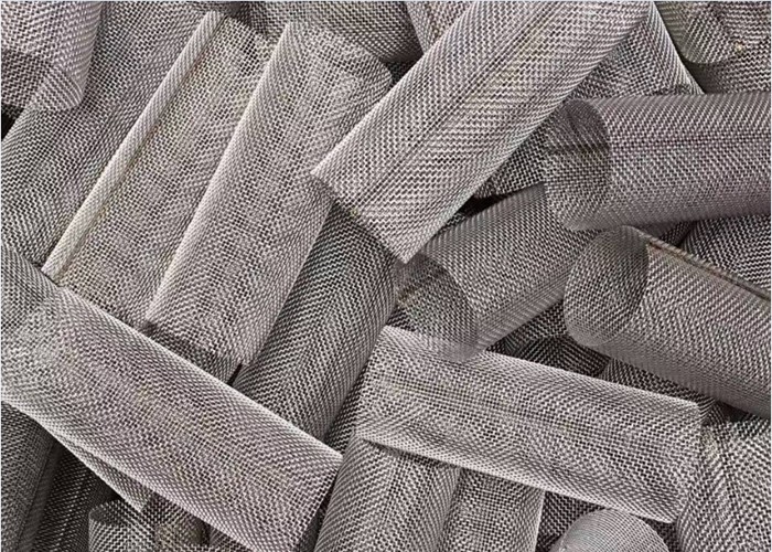 0.5m-3m SS Woven Wire Mesh 10X10 Mesh 0.025 Inch Good Toughness