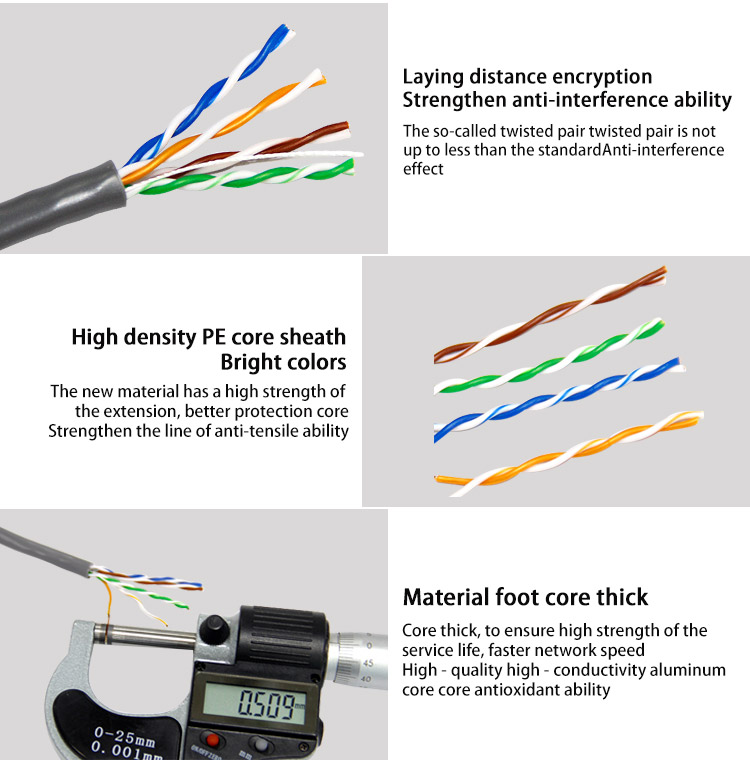 Unshielded Twisted Pair CAT5 Lan Cable 305m Bulk Utp Cat 5e Cable