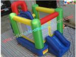 Customized Mini Nylon Inflatable Bounce Houses , Bounce Slide House For Kids