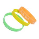 Decorative Personalized Silicone Wristbands Custom Logo Waterproof