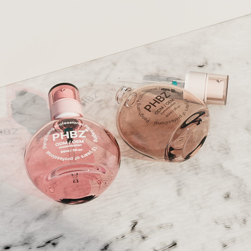 Wholesale 60ml 2oz Round Empty Liquid Foundation Bottle