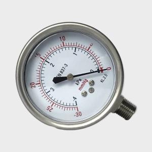 Wholesale Lower Mount Gas Capsule Pressure Gauge Stainless Steel Material 30mmHg from china suppliers