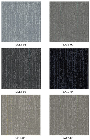 Bright Color Embellishment Grey Nylon Carpet Tiles For Home Or Business