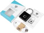 Weatherproof Smart Fingerprint Padlock Zinc Alloy MICRO USB