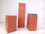 Recyclable Rectangular Cosmetic Paper Tube Orange For Gift
