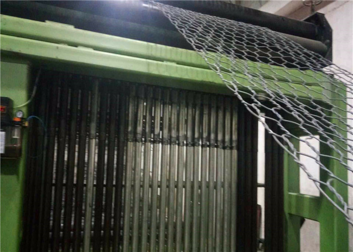 84 x 120mm Mesh Size Low Noise Automatic Gabion Basket Machine For Max Width 4300mm