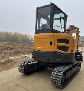 Wholesale CE Euro 5 Engine 4 Ton Mini Excavator Mini Rubber Tire Excavator Low Consumption from china suppliers