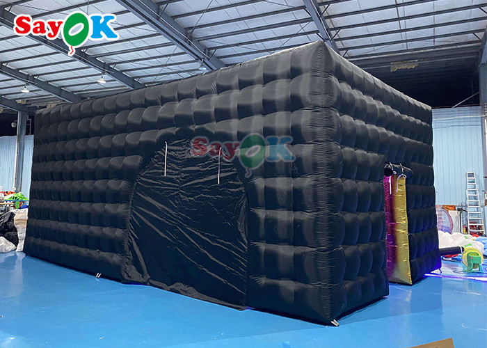Advertising Nightclub Inflatable Cube Tent Strong Oxford Cloth Material