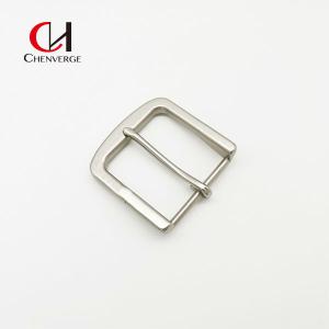 Wholesale Sliver Matte Pin Belt Buckles Zinc Alloy BI Plating OEM Classic 40mm from china suppliers