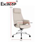 High Back Ergonomic Executive Boss Chair Multi-Functional Modern Vegan Leather
