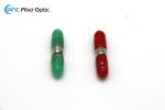 DIN To DIN Simplex Fiber Optic Adapters Singlemode Multimode Metal Body 0.2dB