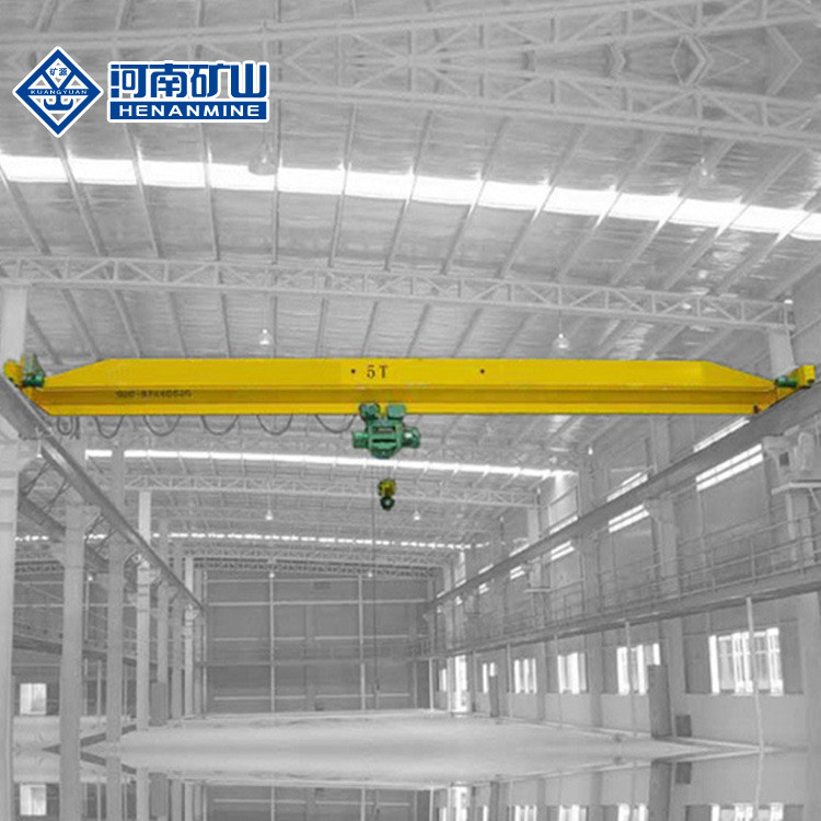 2 Tons Red Low Headroom Bridge Crane Span 10m, uesd in workshop