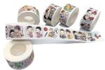 Tearable 65g CMYK Decorative Masking Washi Tape