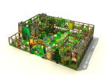 2 Floors Residential Indoor Playground Equipment With Vine Leaves / Roadway