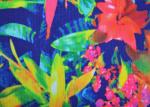 Colorful Patterned Polyester Fabric Non - Flammable Density 72 X 40