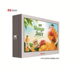 Wholesale JCVISION 65'' Outdoor Waterproof Digital Signage Wall Mounted LCD Display from china suppliers