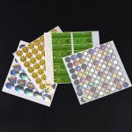 UV Resistant Holographic Vinyl Sticker Paper Security Removable Anti Counterfeit