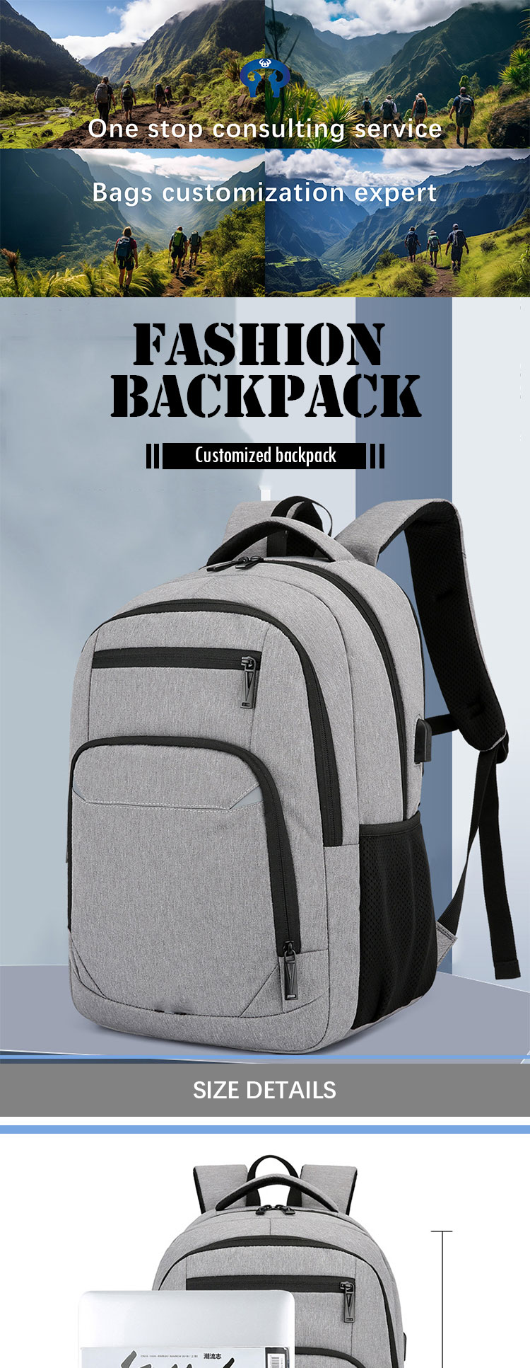 Sympathybag Waterproof Backpack Anti Theft Business Laptop Backpack Travel Travel Laptop bag Backpacks For Men and women