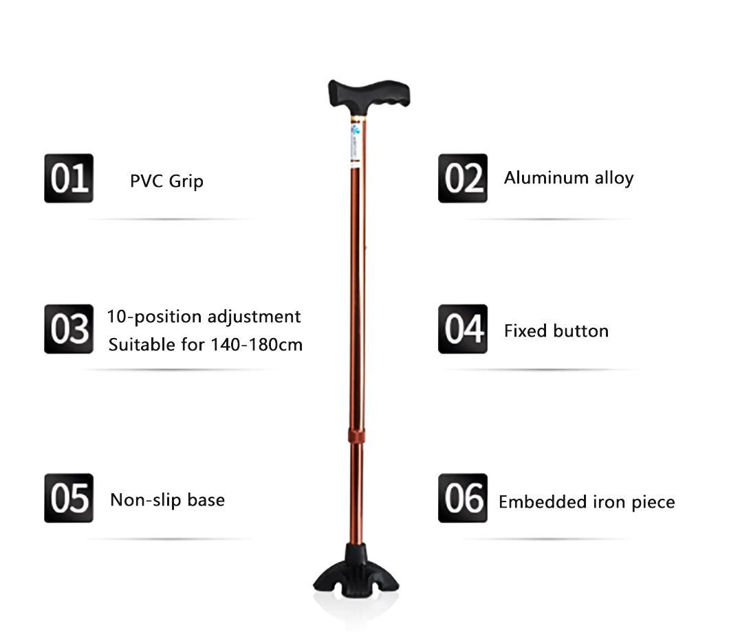 OEM Available Aluminum Folding Walking Cane Stick for Adult