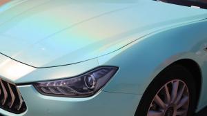 Wholesale 50in Gloss Tiffany Blue Vinyl Wrap Film Thin Car Vinyl Film Humidity Resistant from china suppliers