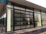 Aluminium Frame Glass Panel Commercial Sectional Doors For Showroom