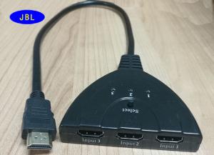 Wholesale HDMI M to 3 Port HDMI Splitter 3 in 1 out pigtail 1080P 3 input 1 Lead Auto Switch Cable from china suppliers