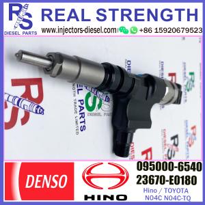 Wholesale Original diesel common rail injector 095000-6540 095000-6541 for TOYOTA HINO 23670-E0180 23670-E0181 23670-78130 from china suppliers