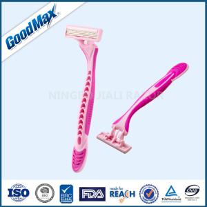 Wholesale Stainless Steel Men'S Disposable Razors , Good Hardness Triple Blade Razor from china suppliers