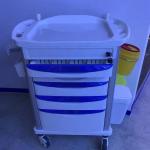 33in Crash Cart Emergency Medical Equipment Trolley Nursing ISO9001