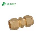 OEM Female / Male Thread Brass Fitting Water Pipe Coupling 20mm