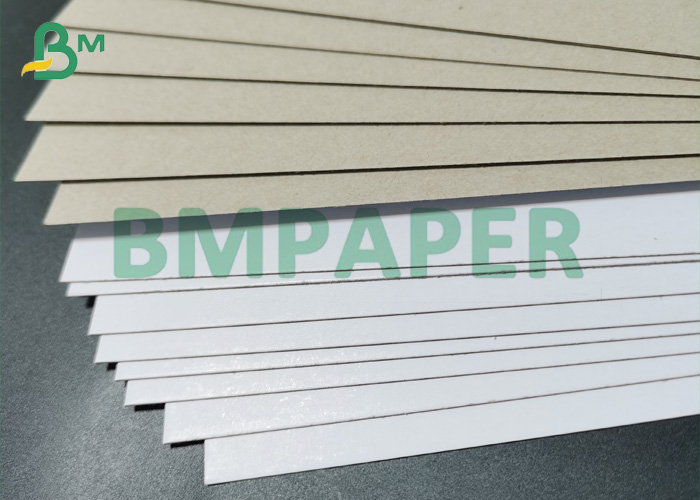 One Side Coated White Top Gray Back 500gsm High Thickness Duplex Board