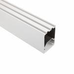 50x75mm Up Down Double Side Suspended Aluminum Extrusion Profile For Led Strip