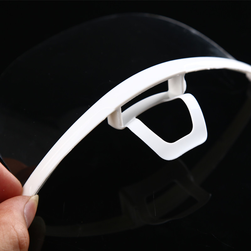 Food Processing 14*5.5CM Transparent Plastic Mouth Mask