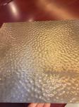 Stainless Steel Hammered Sheet 304 316 grade Embossed Pattern 1219*2438mm Size