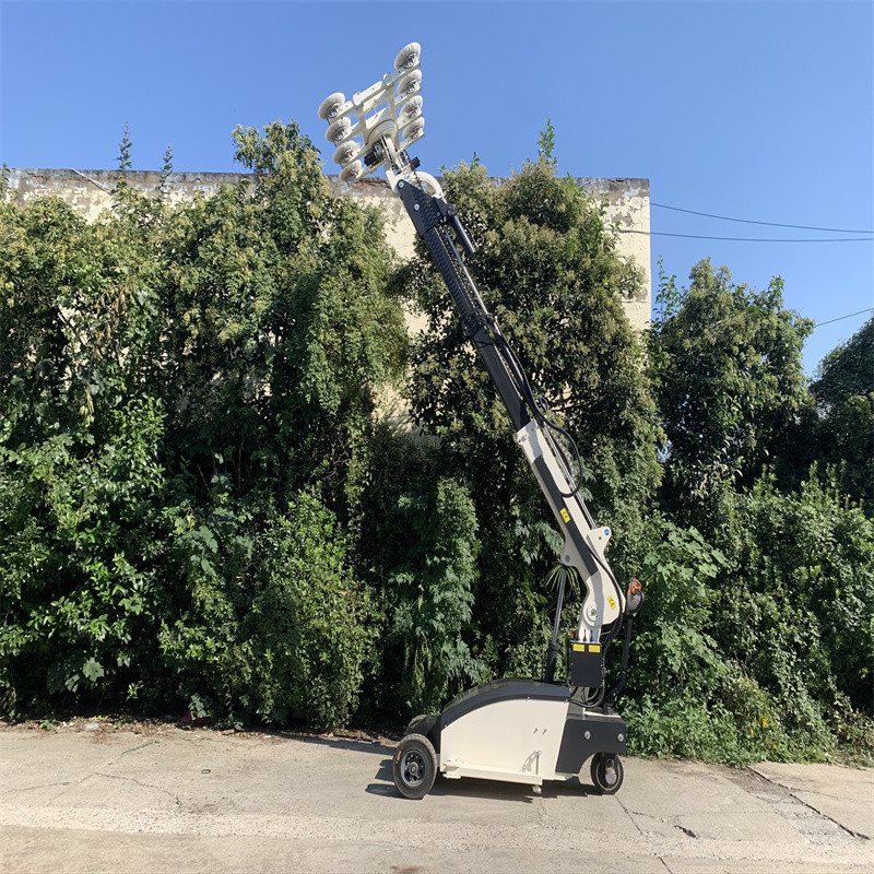 360 Degree Rotation Vacuum Glass Lifter Height 5m Efficiency