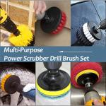 20pcs Scrubber Drill Brush Set Polishing Pad Car Cleaning Brushes For Screwdrive